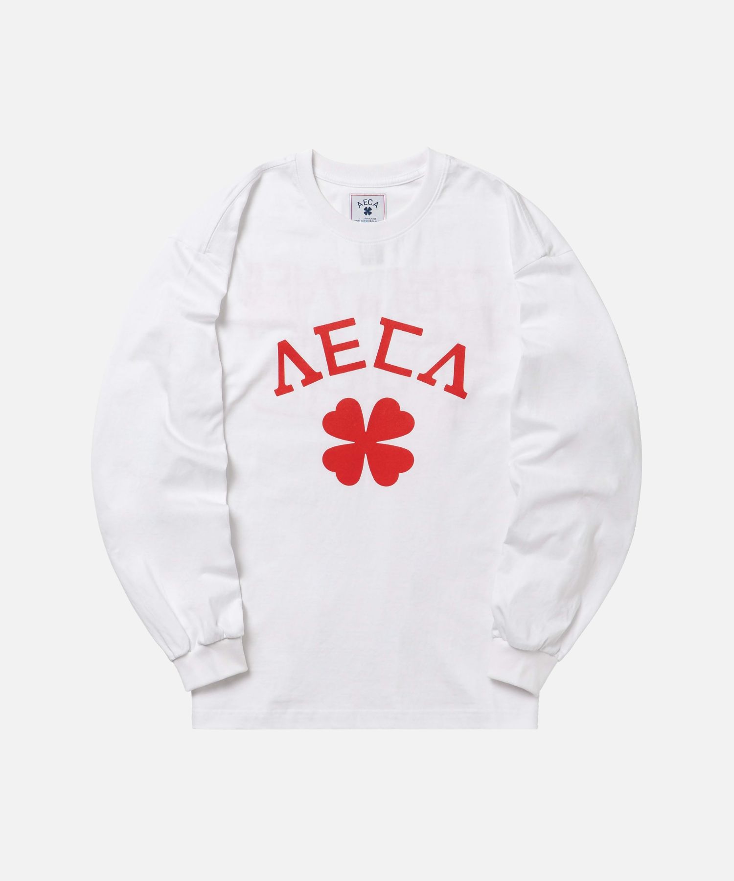 Tシャツ・カットソー AECA WHITE AECA l MINSU LONG SLEEVE AECA WHITE(エイカホワイト) Tシャツ・カットソー(メンズ