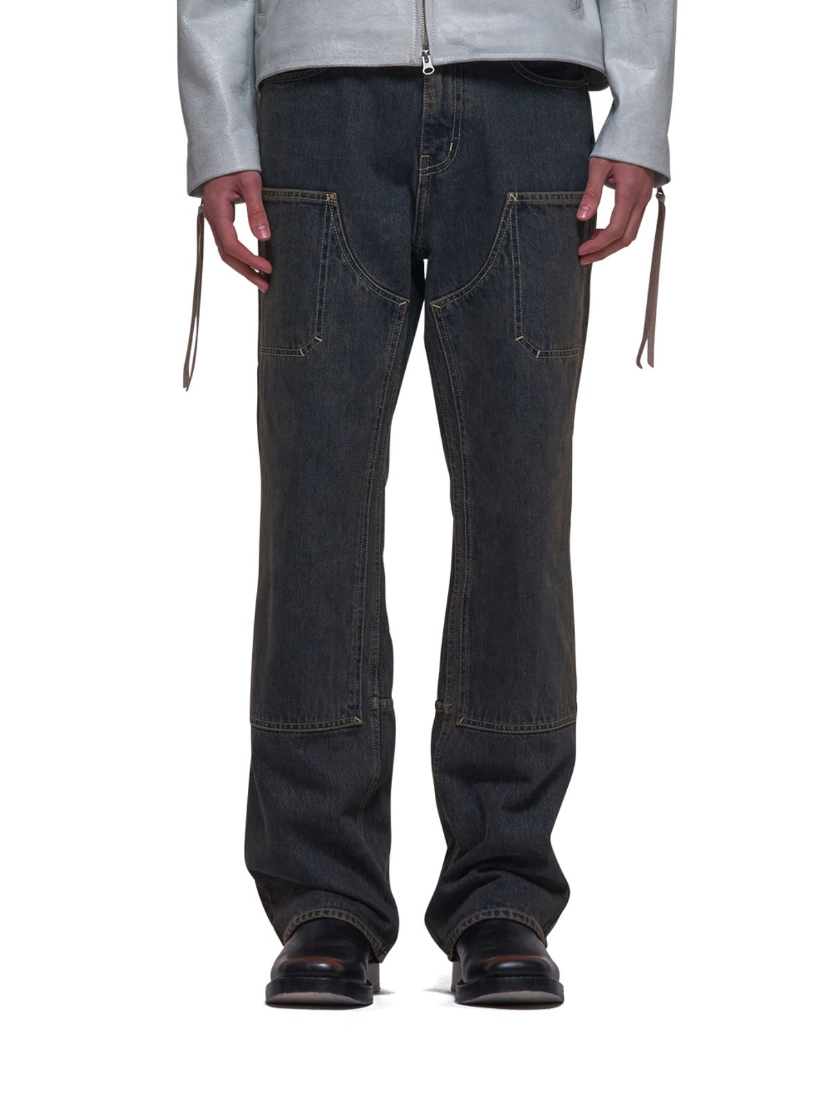 데호(DEHO) DOUBLE FRONT DENIM [Rusty blue]