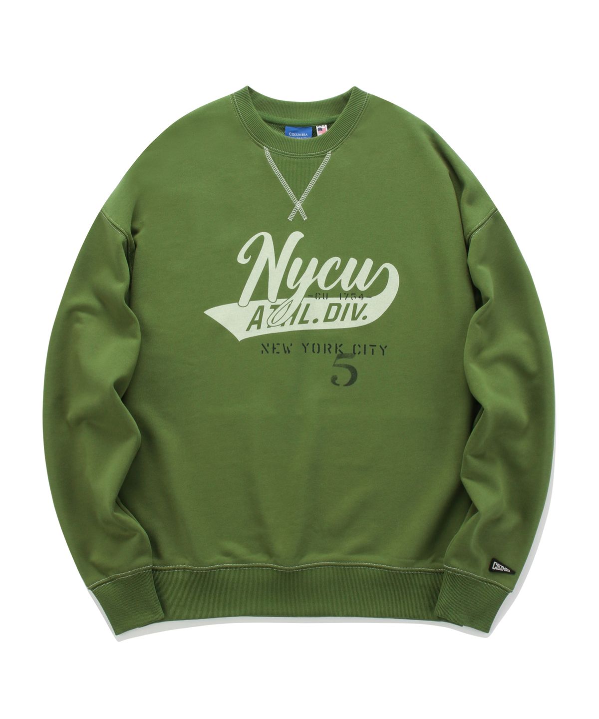 컬럼비아 유니버시티(COLUMBIA UNIVERSITY) NYCU ATHL.DIV. LOGO TERRY SWEATSHIRTS 올리브