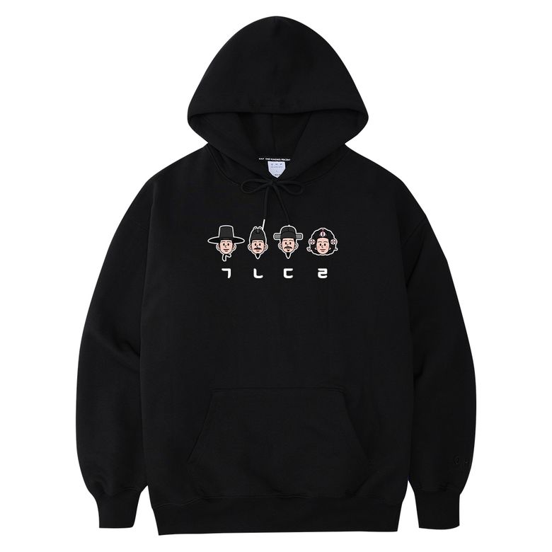OHP X MOAI 역사인물 베이직 헤비 후드 한글날 기념
