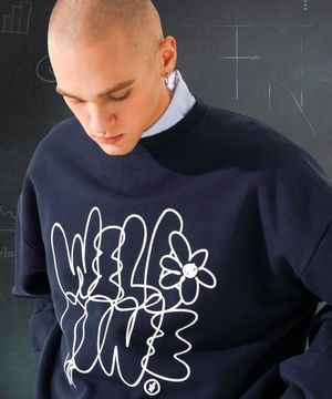 웰던 맨투맨 네이비 STMT3466