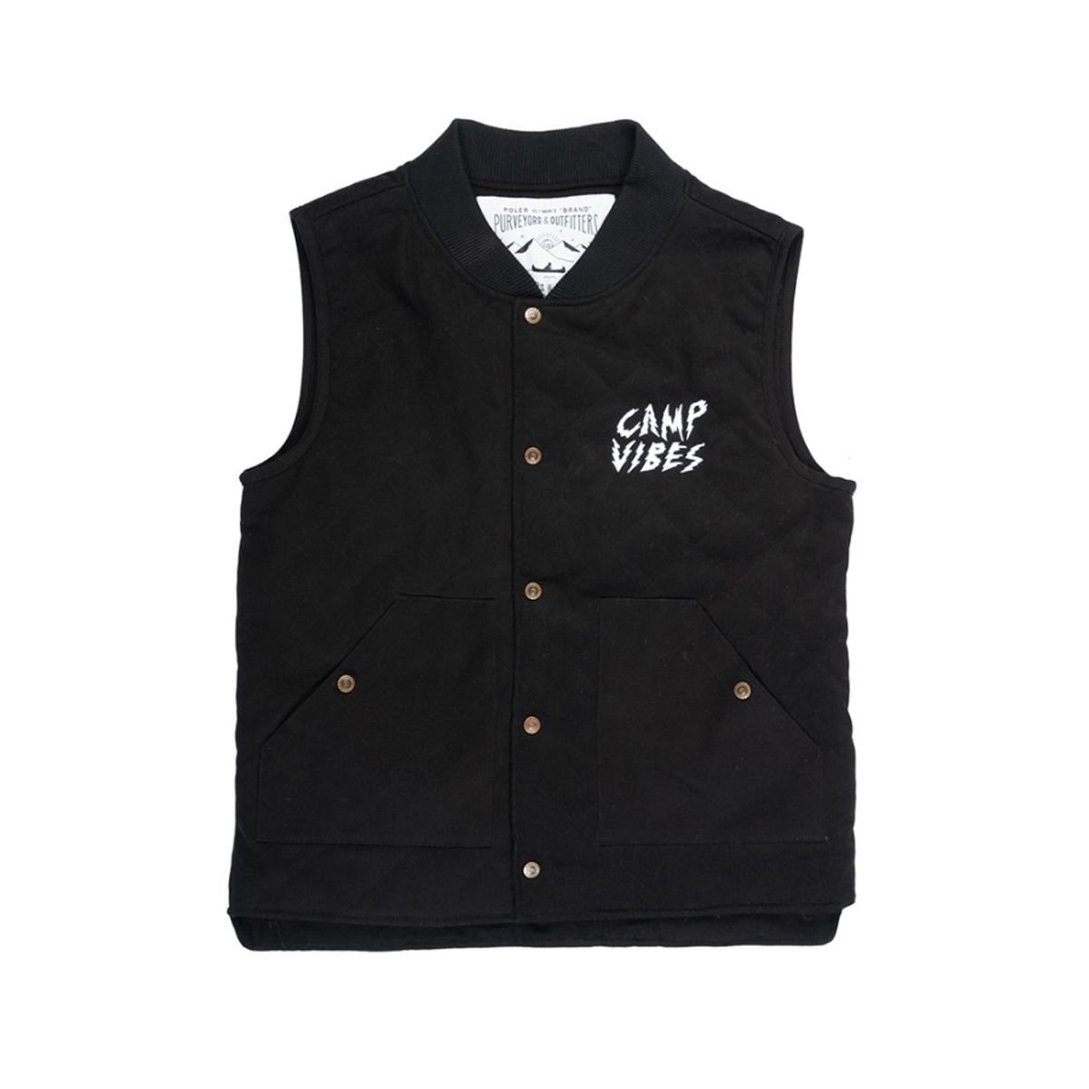 폴러스터프(POLERSTUFF) DUSTY VEST BLACK