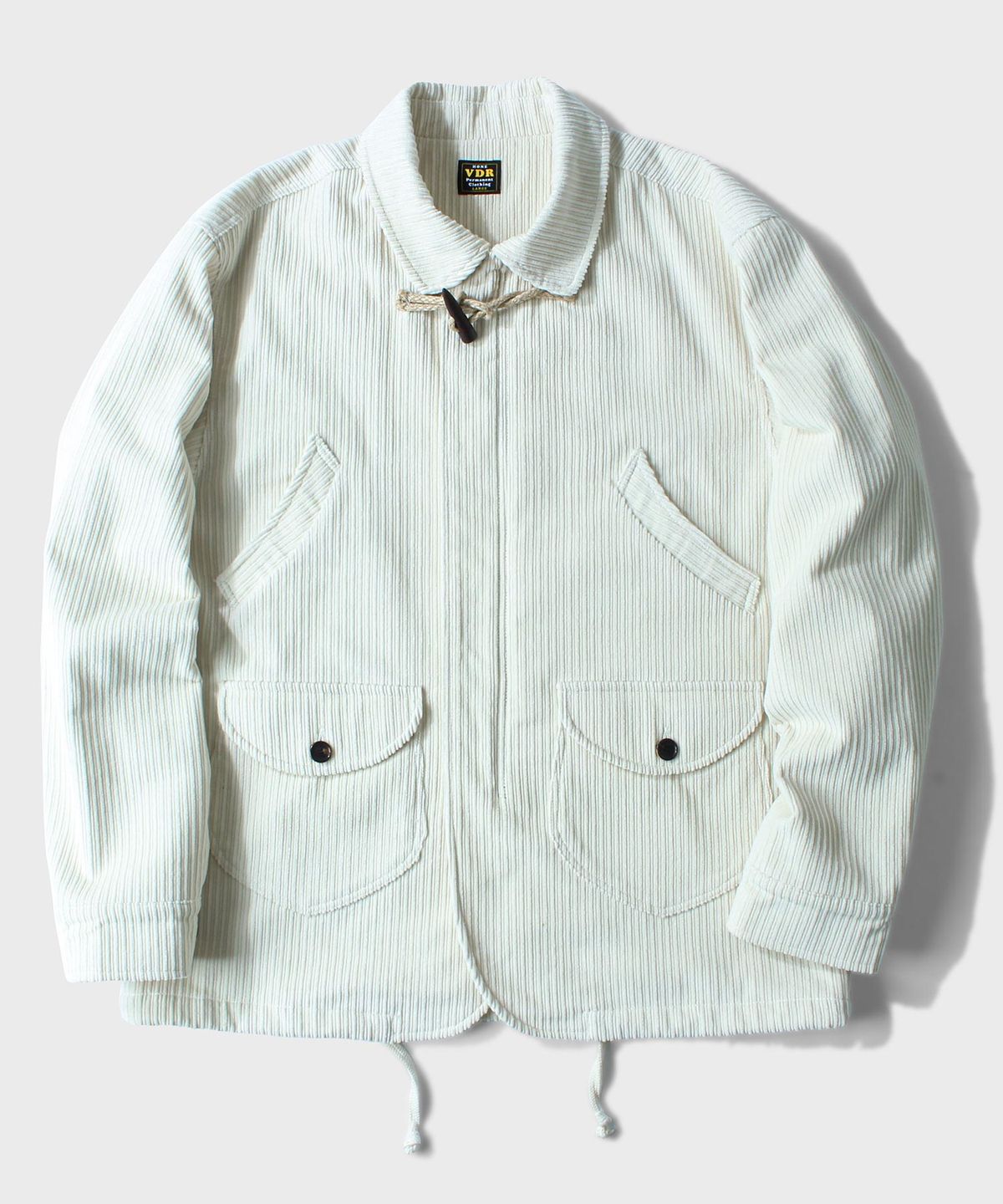 비디알(VDR) CORDUROY TOGGLE 4POCKET JACKET [Snow White]