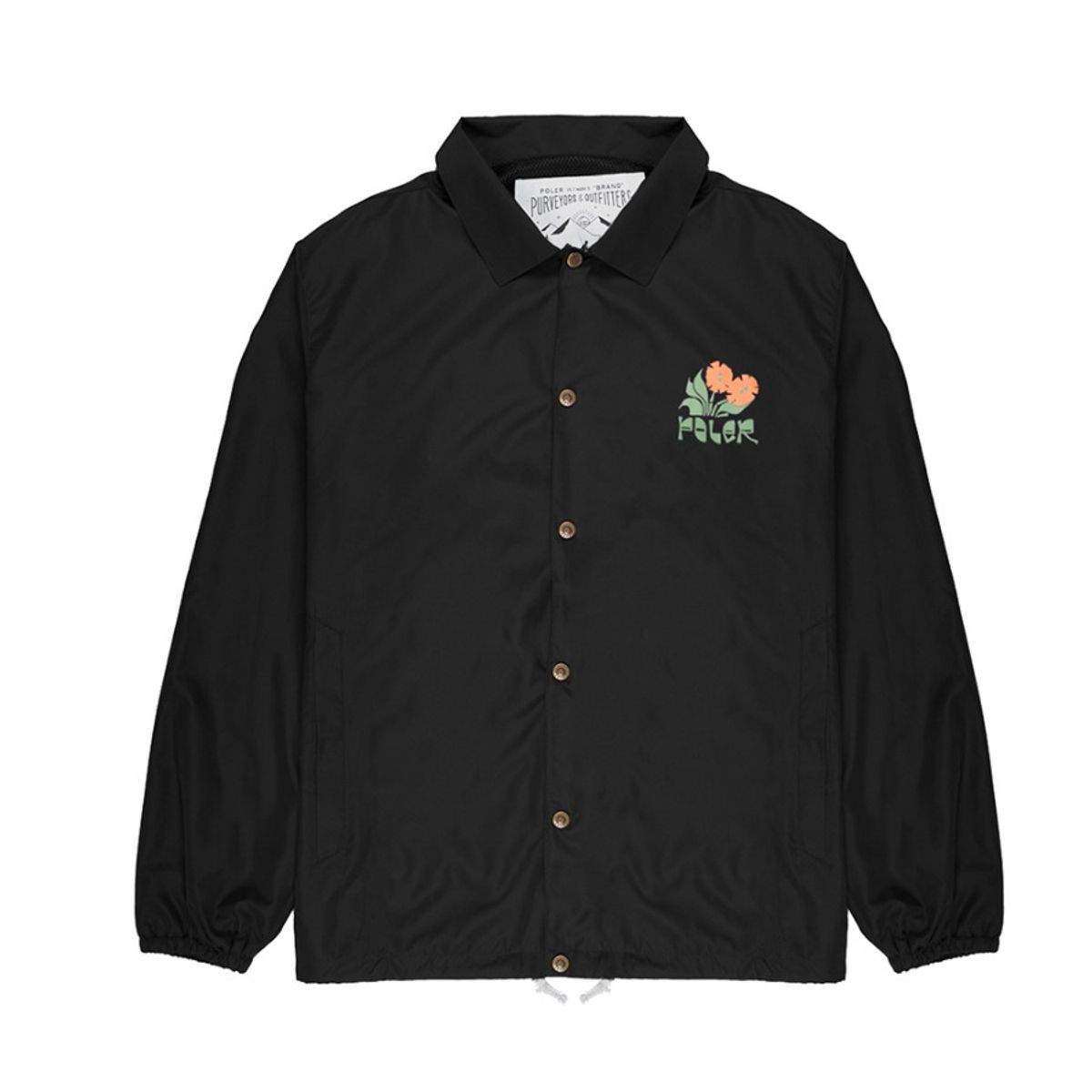 폴러스터프(POLERSTUFF) SPROUTS COACHES JACKET BLACK