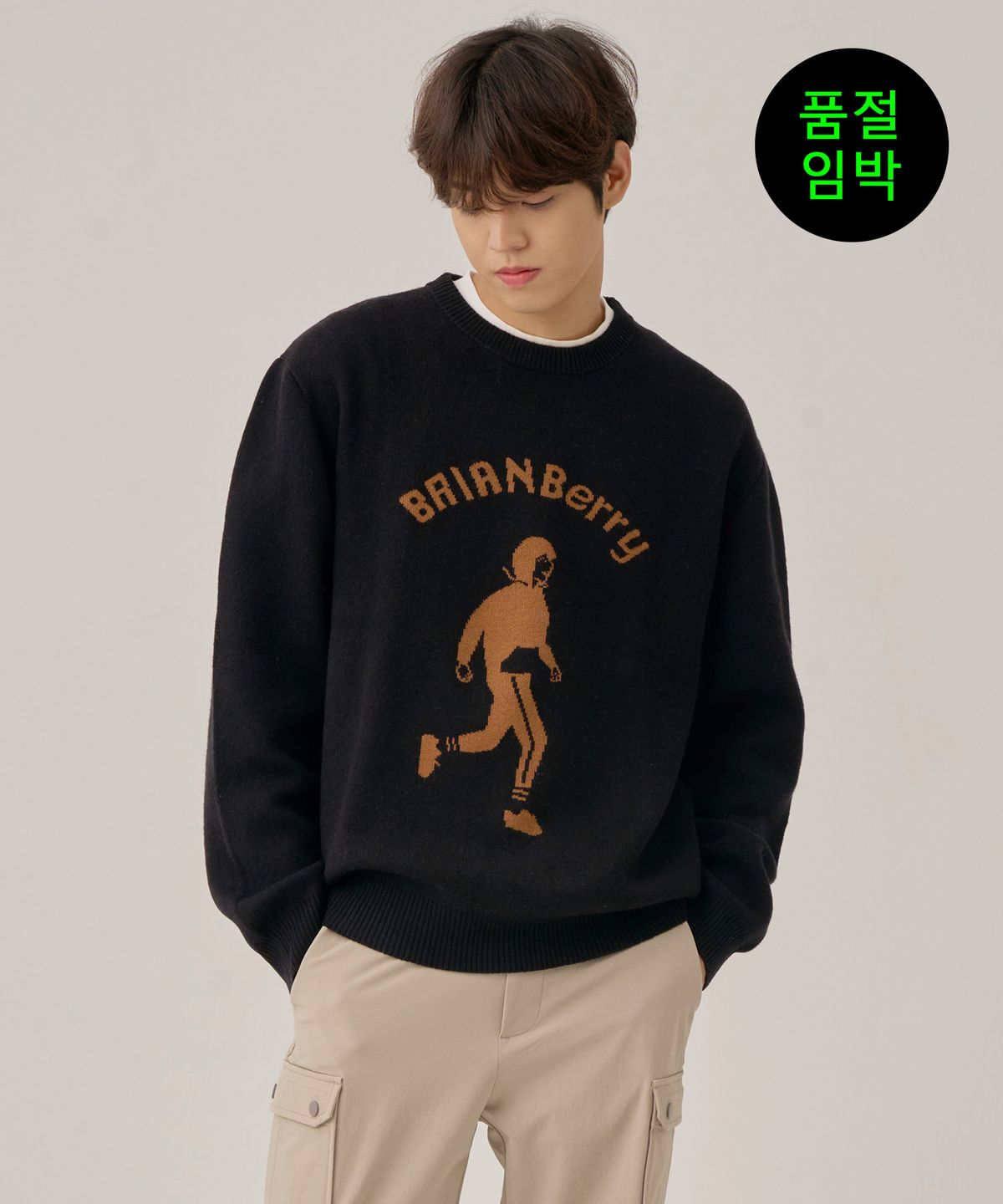 브라이언베리(BRIAN BERRY) GAD BERRYMAN SWEATER_BLACK