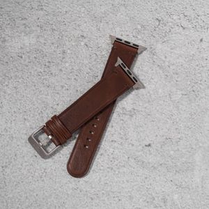 [42-45mm, 20mm 호환] 빈티지 브라운 유럽산 가죽스트랩 LL1S22T01PSR