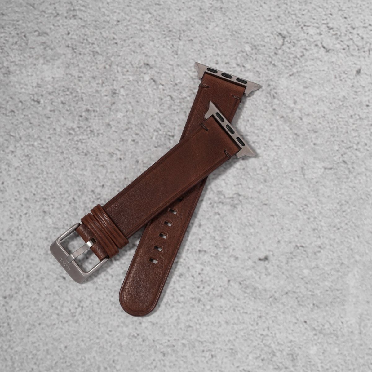 로이드(LLOYD) [42-45mm, 20mm 호환] 빈티지 브라운 유럽산 가죽스트랩 LL1S22T01PSR