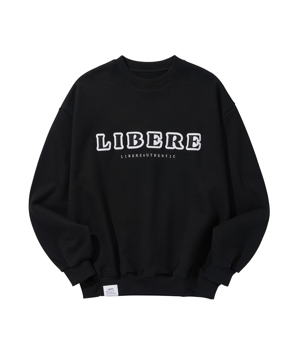 리베레(LIBERE) LOGO SWEATSHIRT / BLACK
