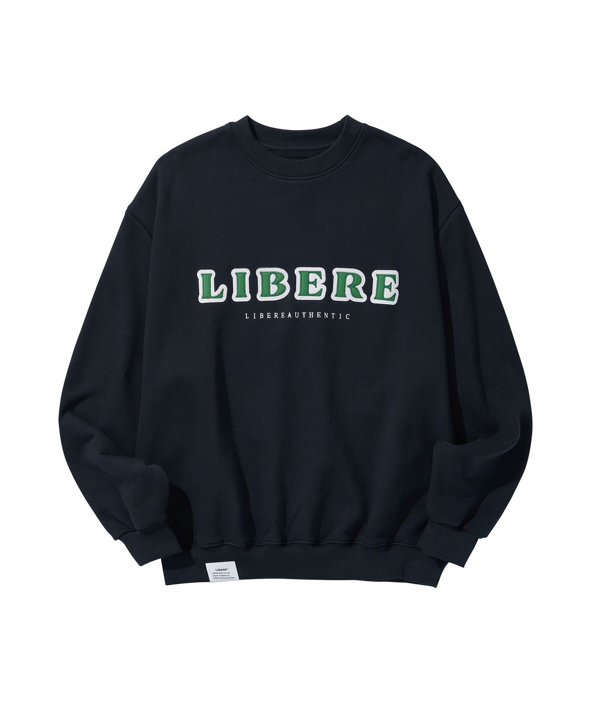 리베레(LIBERE) LOGO SWEATSHIRT / NAVY
