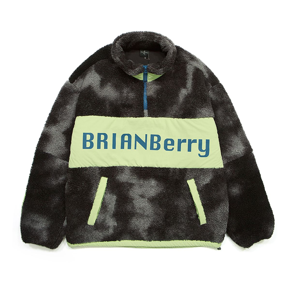 브라이언베리(BRIAN BERRY) ZERAH FLEECE ZIP-UP_BLACK