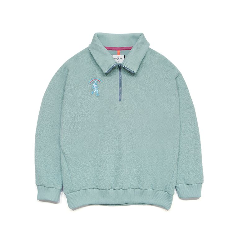 ZALMON FLEECE TEE_L/BLUE