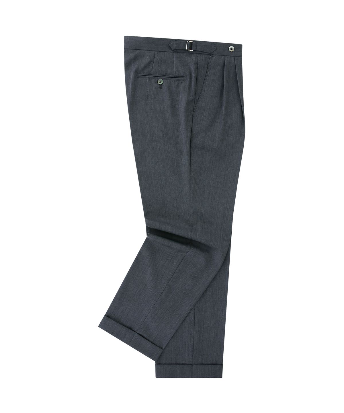 벨리프(BELLIEF) 22FW Wool soft adjust 2Pleats Easy Trousers (Gray)