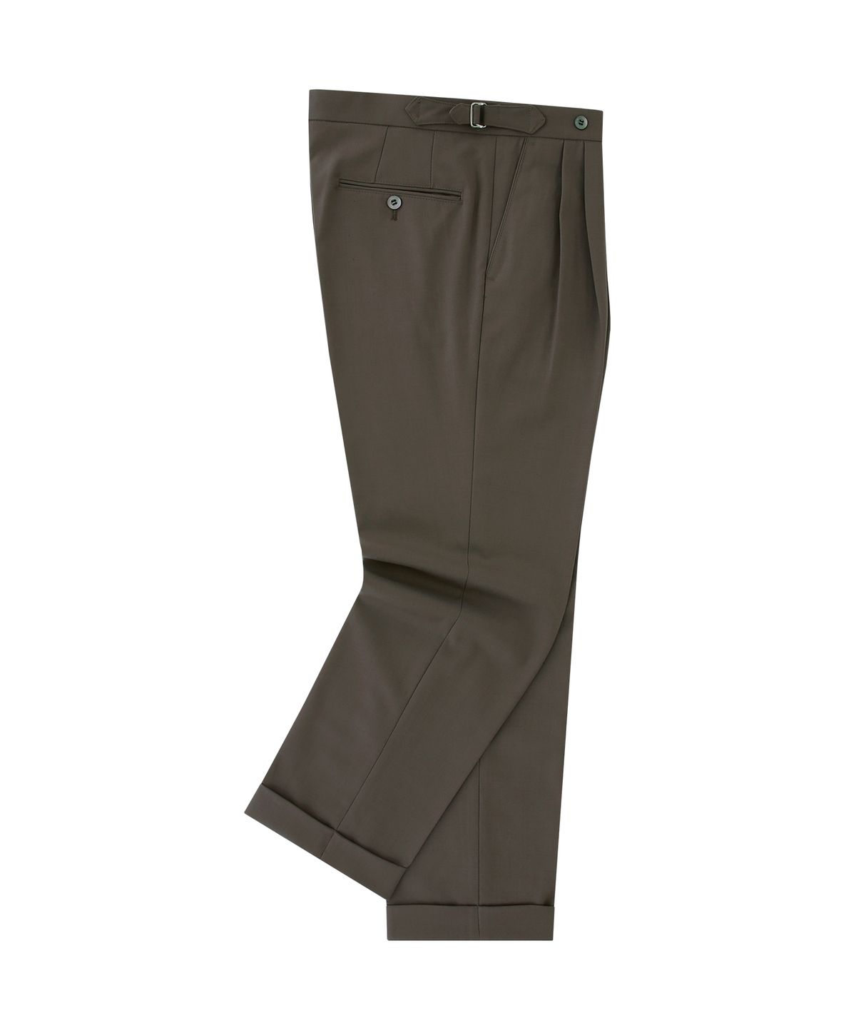 벨리프(BELLIEF) 22FW Wool soft adjust 2Pleats Easy Trousers (Light Brown)