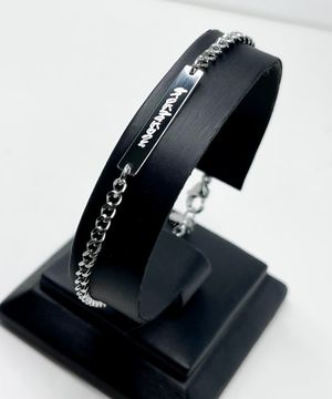 [남여공용] 써지컬스틸 심플각인팔찌 / GHMB-239