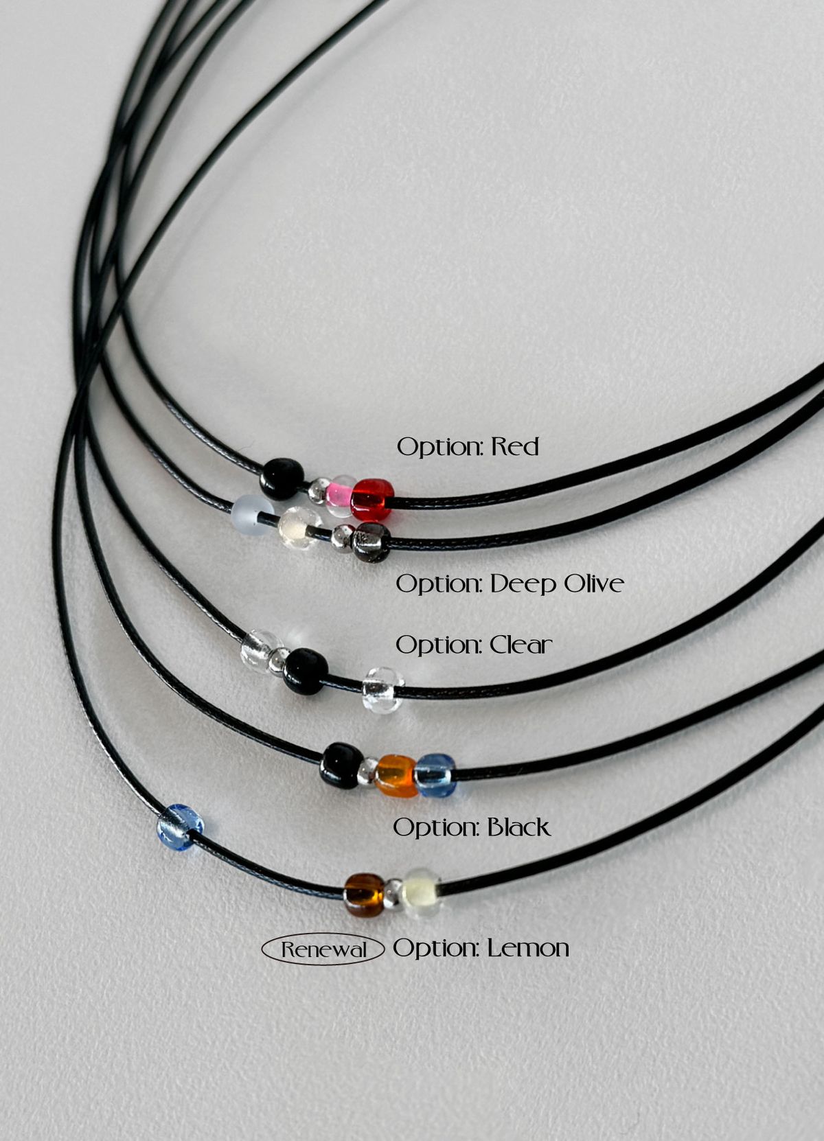 애플파이오더(APPLE PIE ORDER) Leather Choker.(5color)