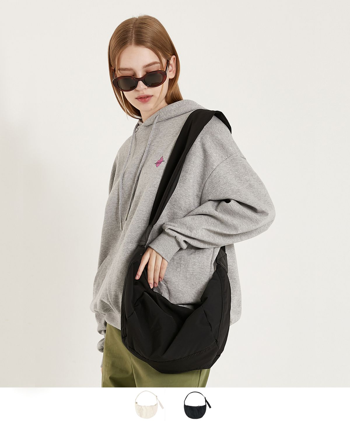 핑크파인애플(PINK PINEAPPLE) CROISSANT BAG