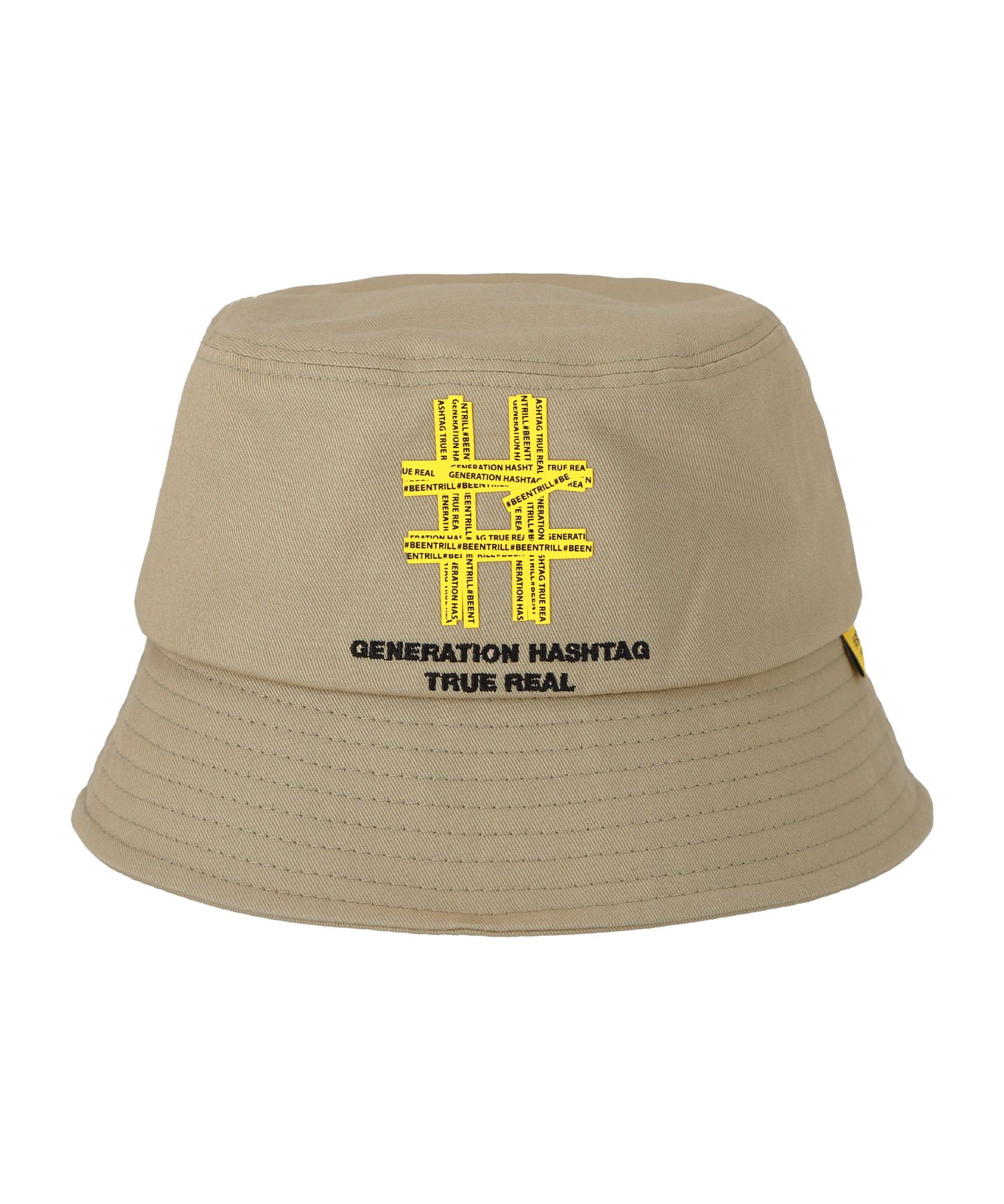 [BEENTRILL]★TAPING ART BUCKET HAT BEENTRILL Pattern Art Bucket Hat Light Beige – LAW DIVINE