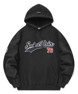 SP 팀 로고 후드-블랙