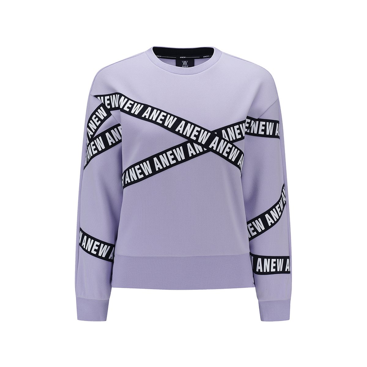 어뉴골프(ANEW GOLF) 여성 TAPE ARTWORK POINT SWEATSHIRT AGCWWTS03_LV