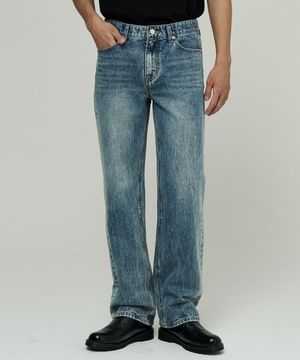 시와 데님 팬츠 [와이드핏]