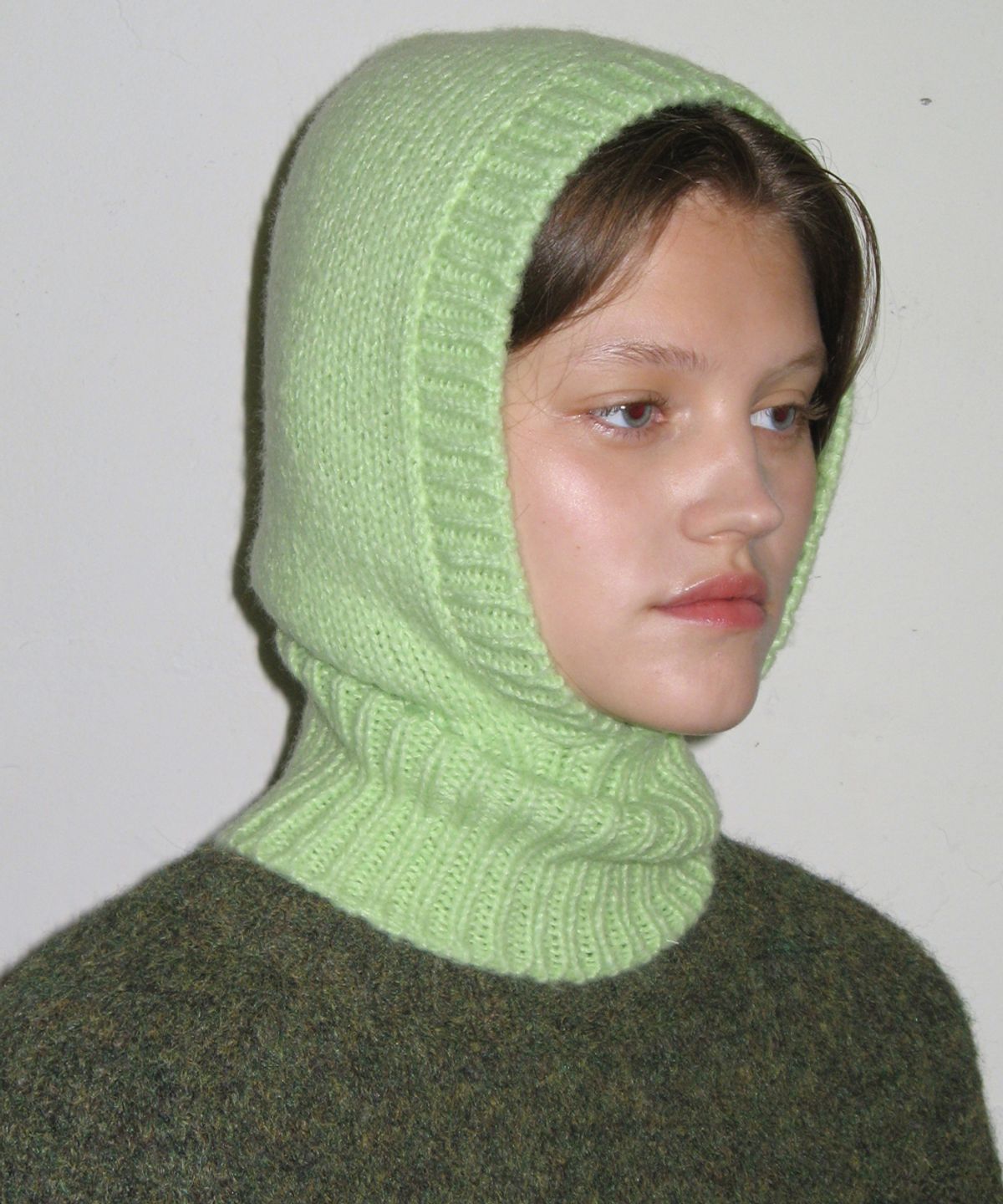 시눈(SINOON) KNIT BALACLAVA (APPLE GREEN)