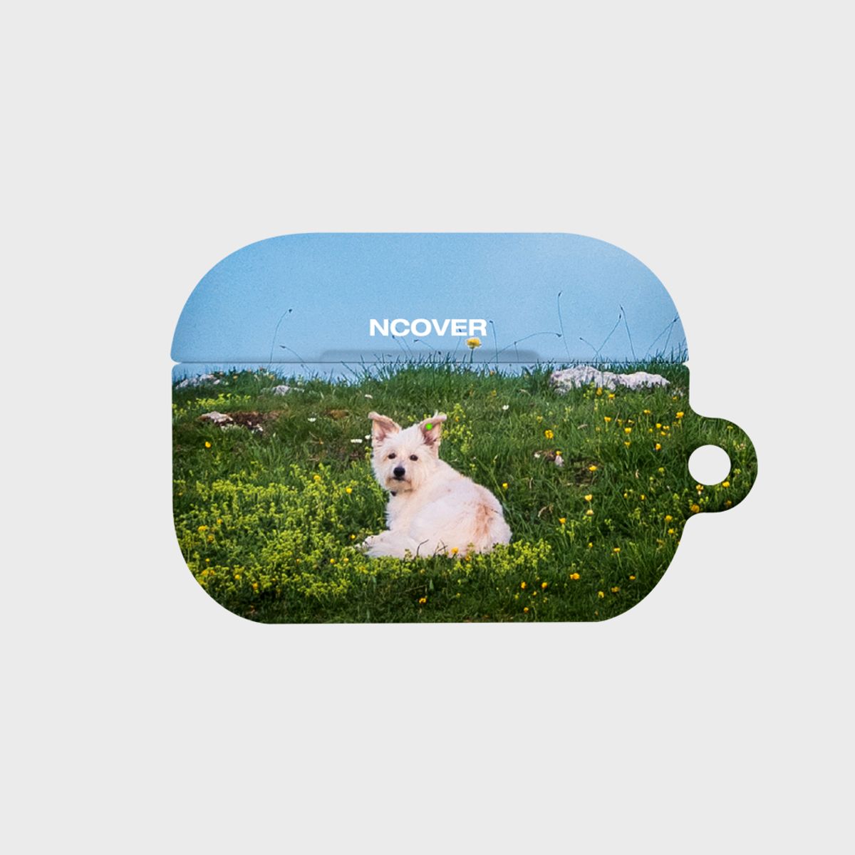 앤커버(NCOVER) DOG ON COOKED NATURE-BLUE(에어팟프로하드)