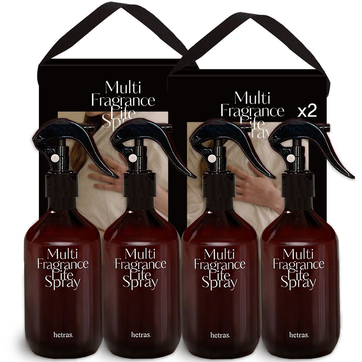 헤트라스 뷰티(HETRAS BEAUTY) 멀티 스프레이 300ml 4개 선물세트