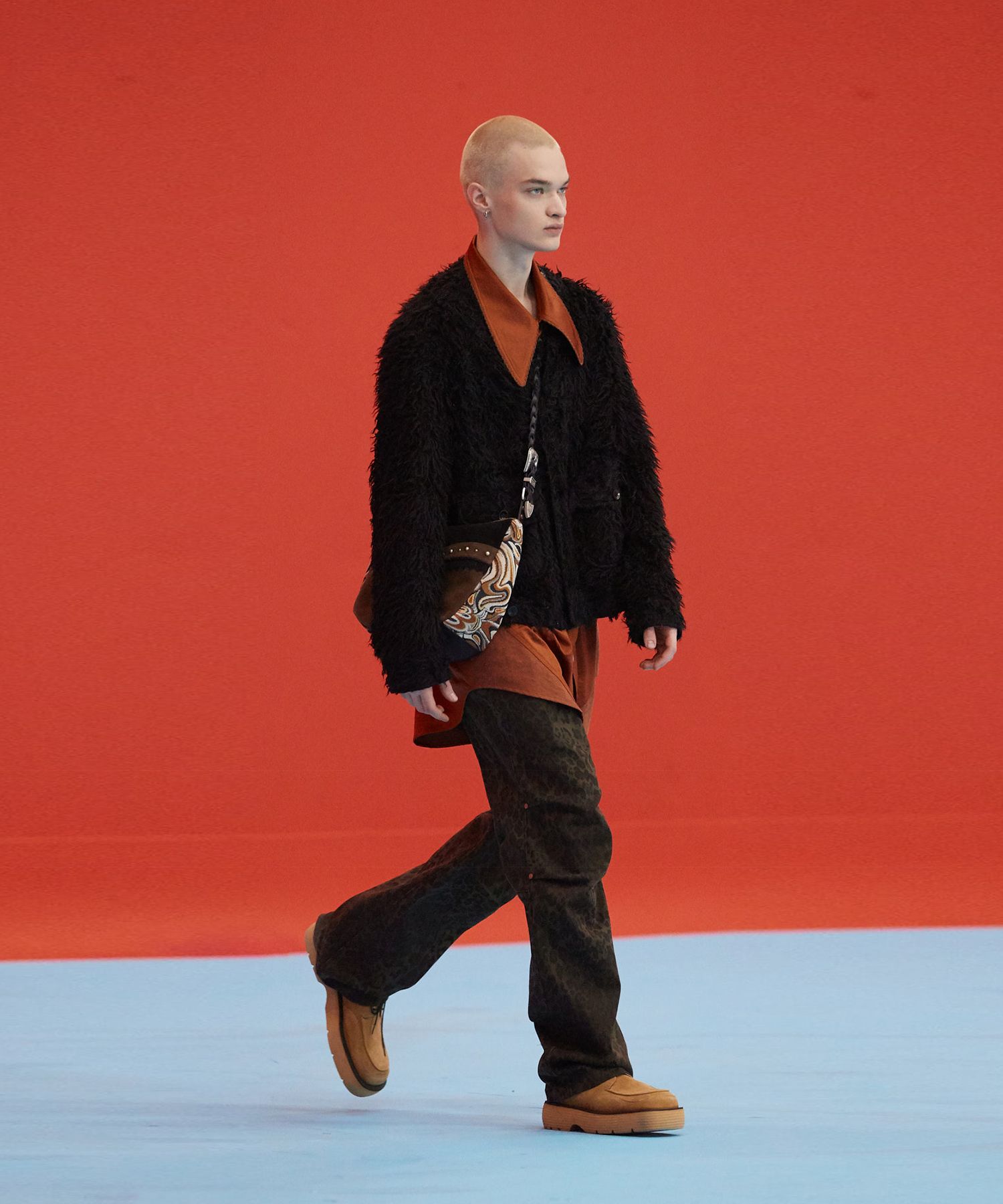 MUSINSA ANDERSSON BELL Tamaris Shaggy Cardigan atb809m(BLACK)