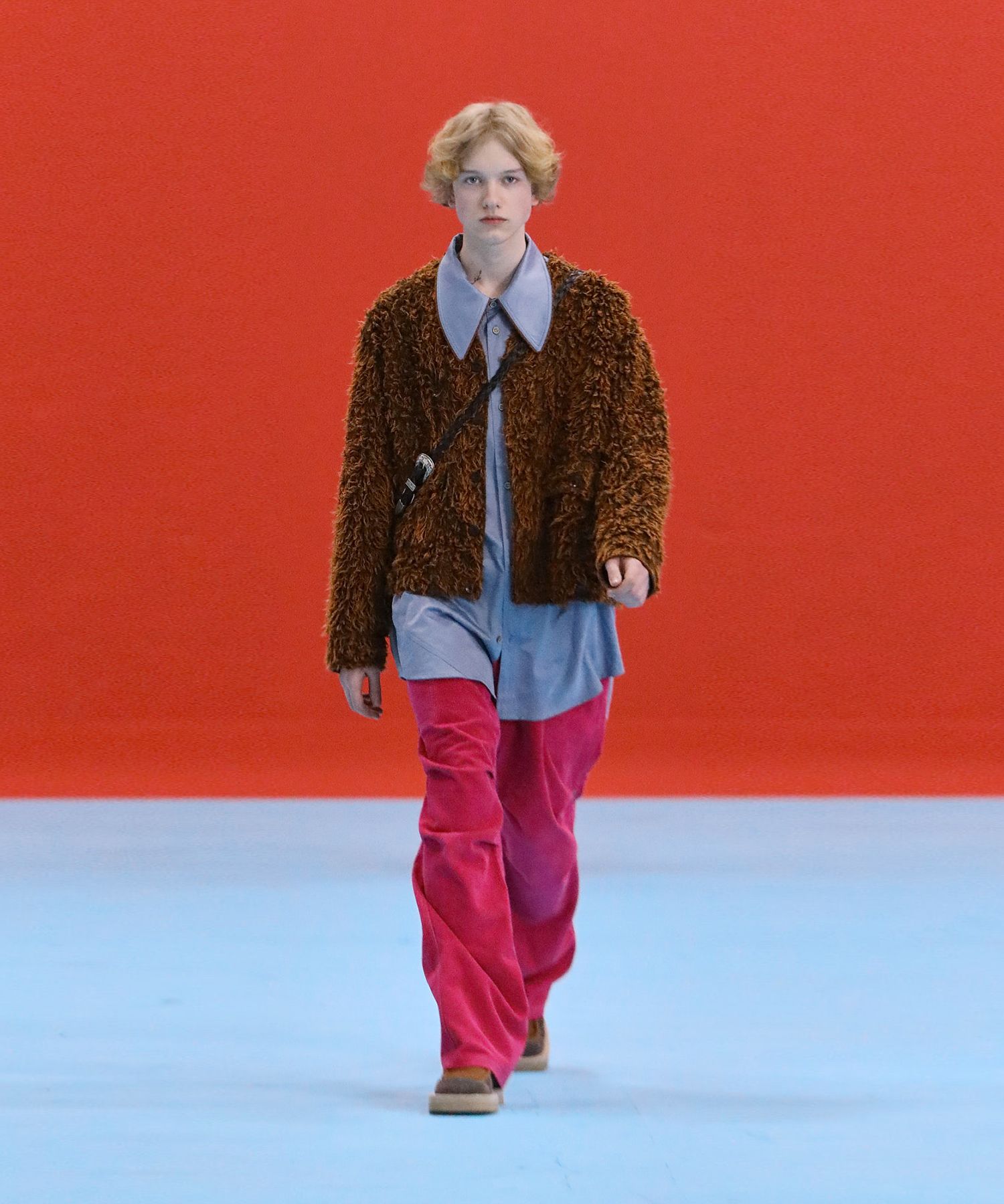 MUSINSA ANDERSSON BELL Tamaris Shaggy Cardigan atb809m(BROWN)