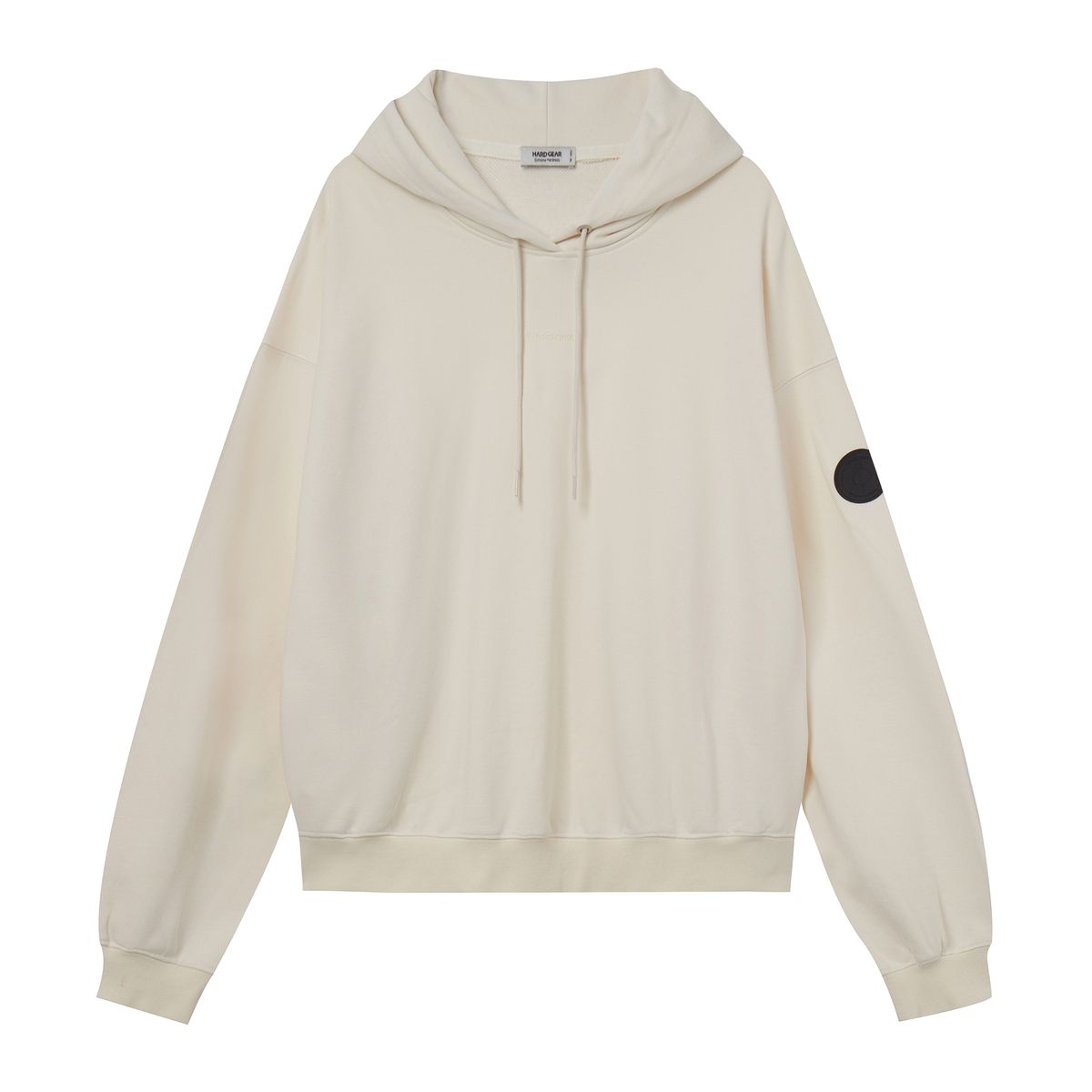 하드기어 어패럴(HARDGEAR APPAREL) 엠브로이더드 로고 후디 아이보리