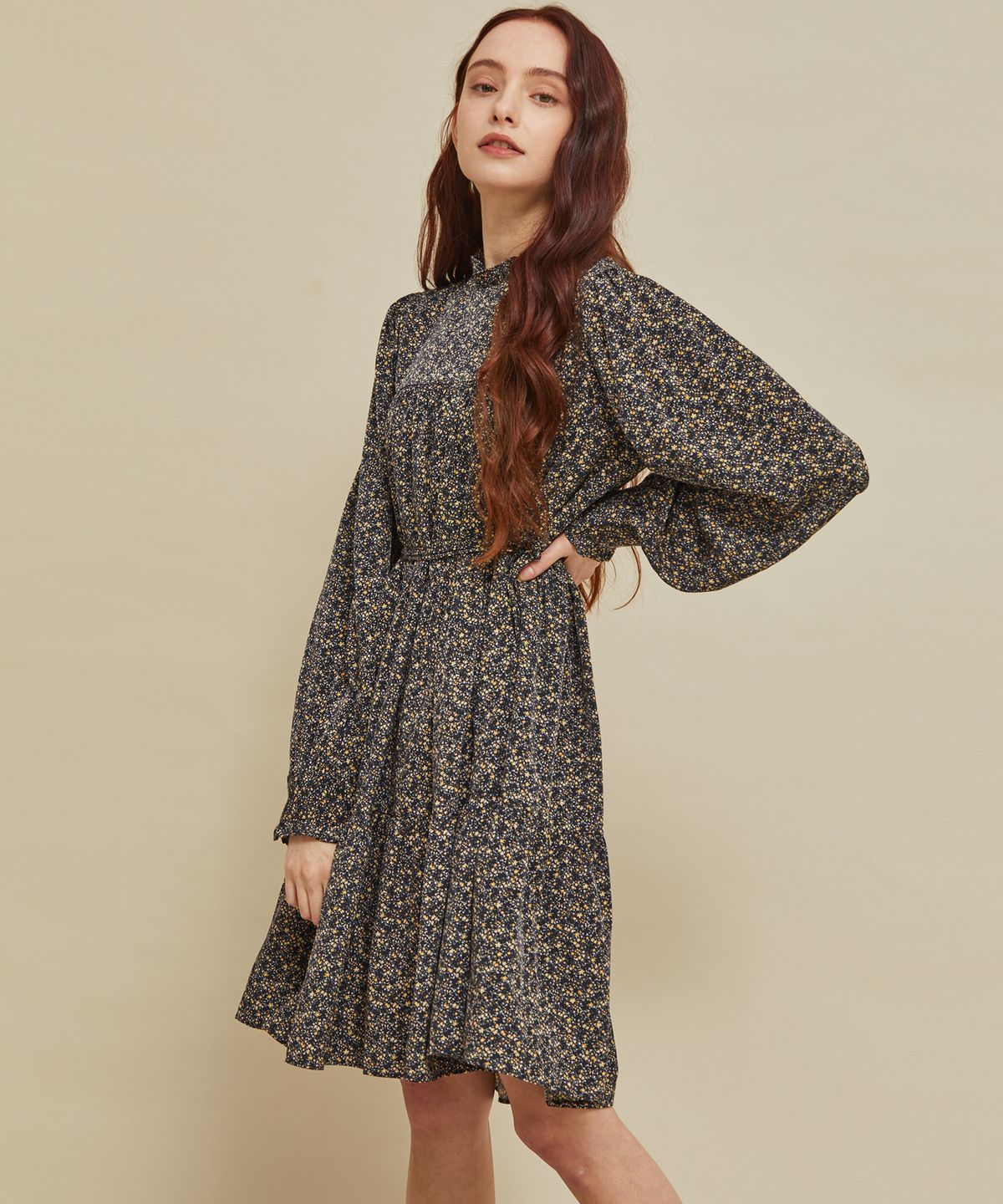 마나비스세븐(MANAVIS7) Blooming One-Piece ver.2 Black