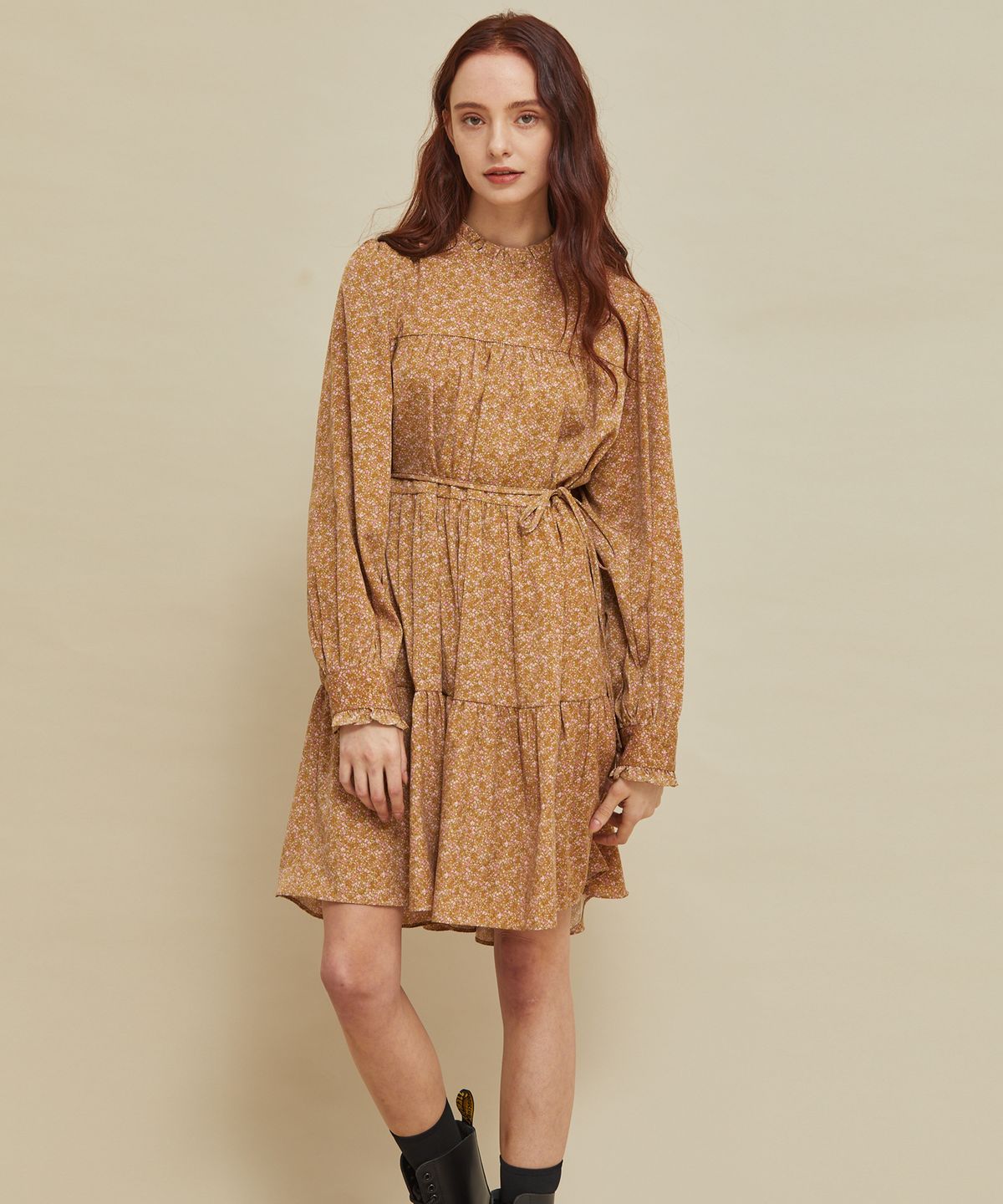 마나비스세븐(MANAVIS7) Blooming One-Piece ver.2 Beige