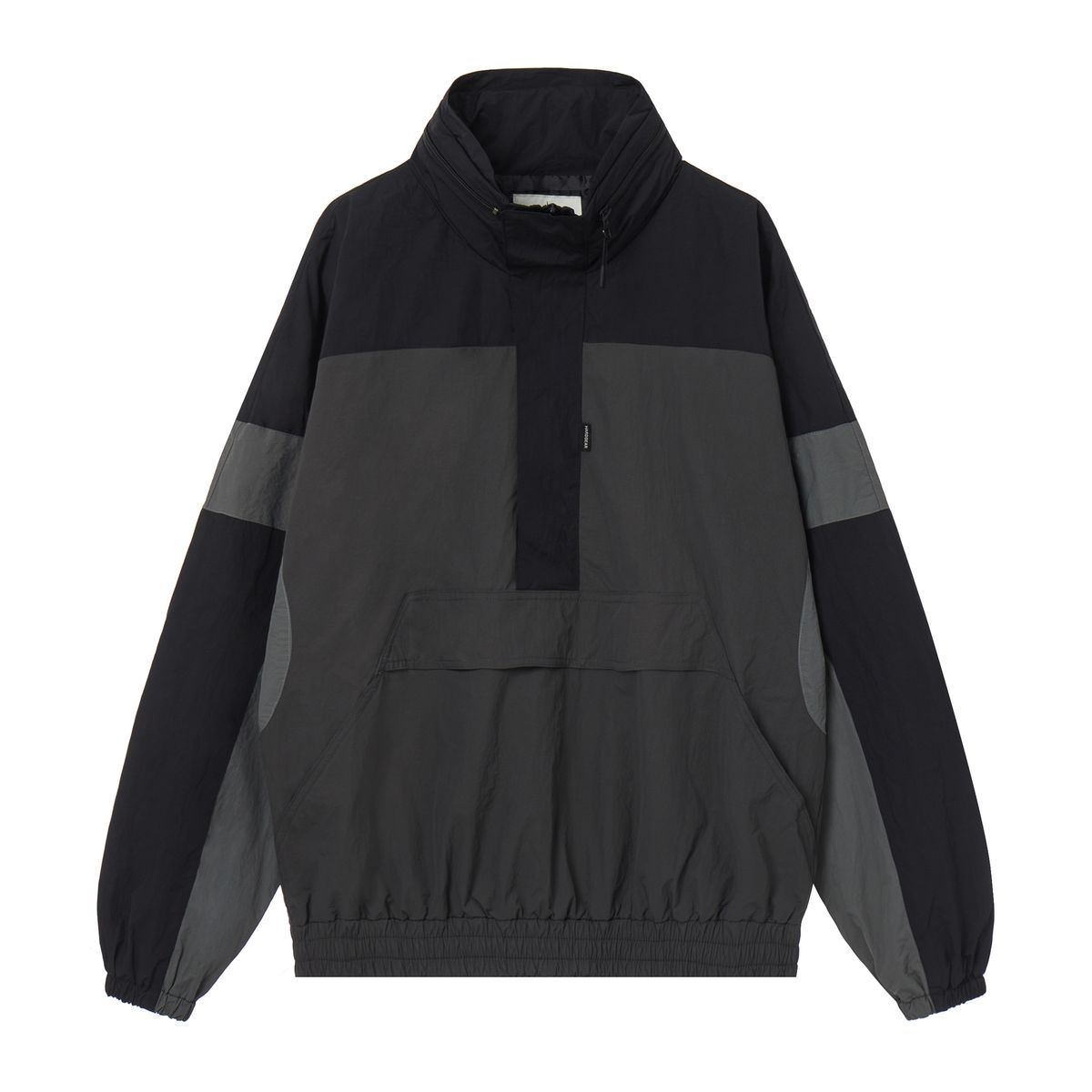하드기어 어패럴(HARDGEAR APPAREL) 컬러 블록 아노락 블랙