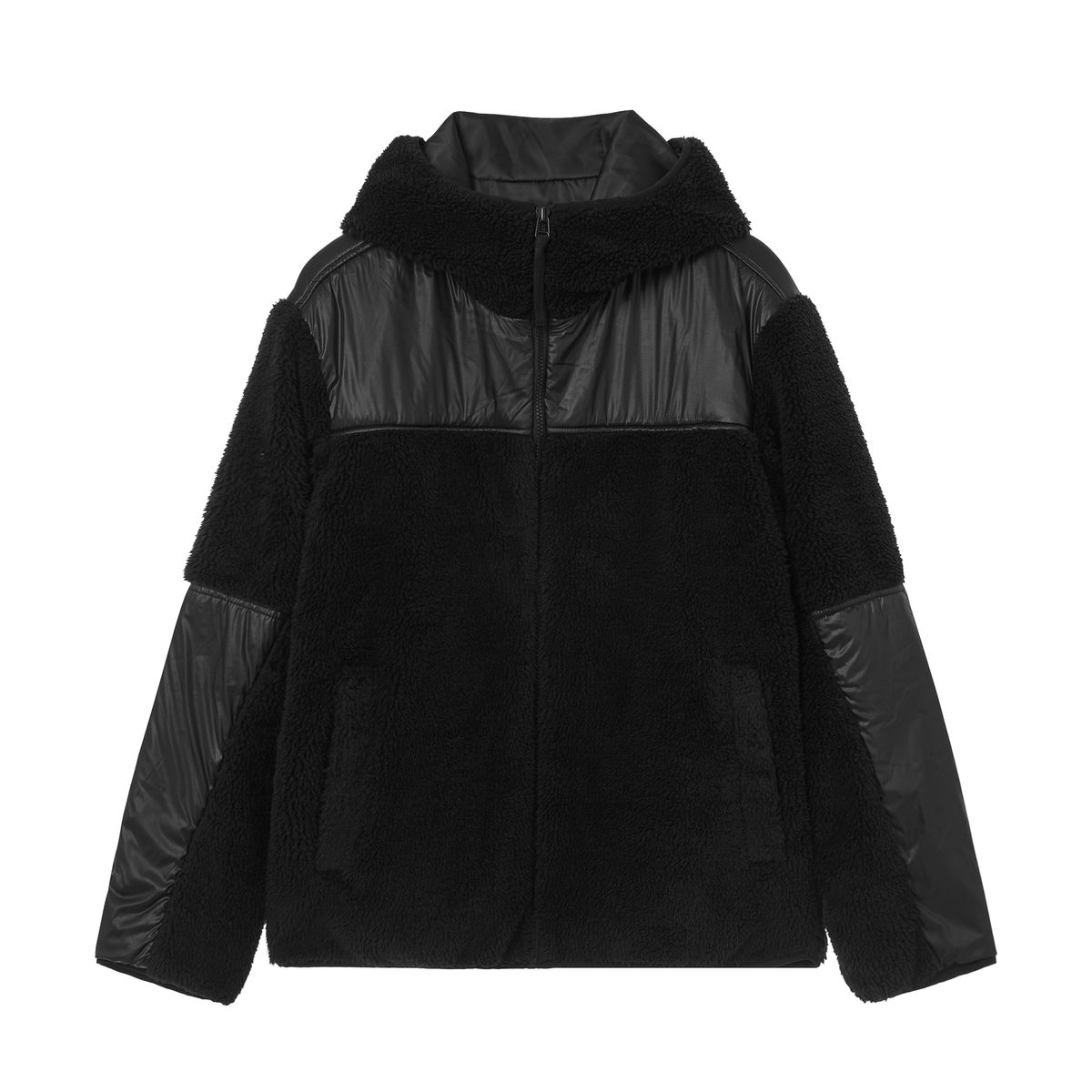 하드기어 어패럴(HARDGEAR APPAREL) 플리스 집 후디 블랙
