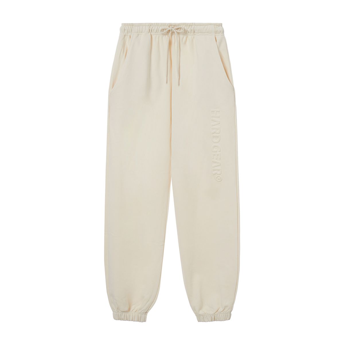 하드기어 어패럴(HARDGEAR APPAREL) 엠보 조거 아이보리