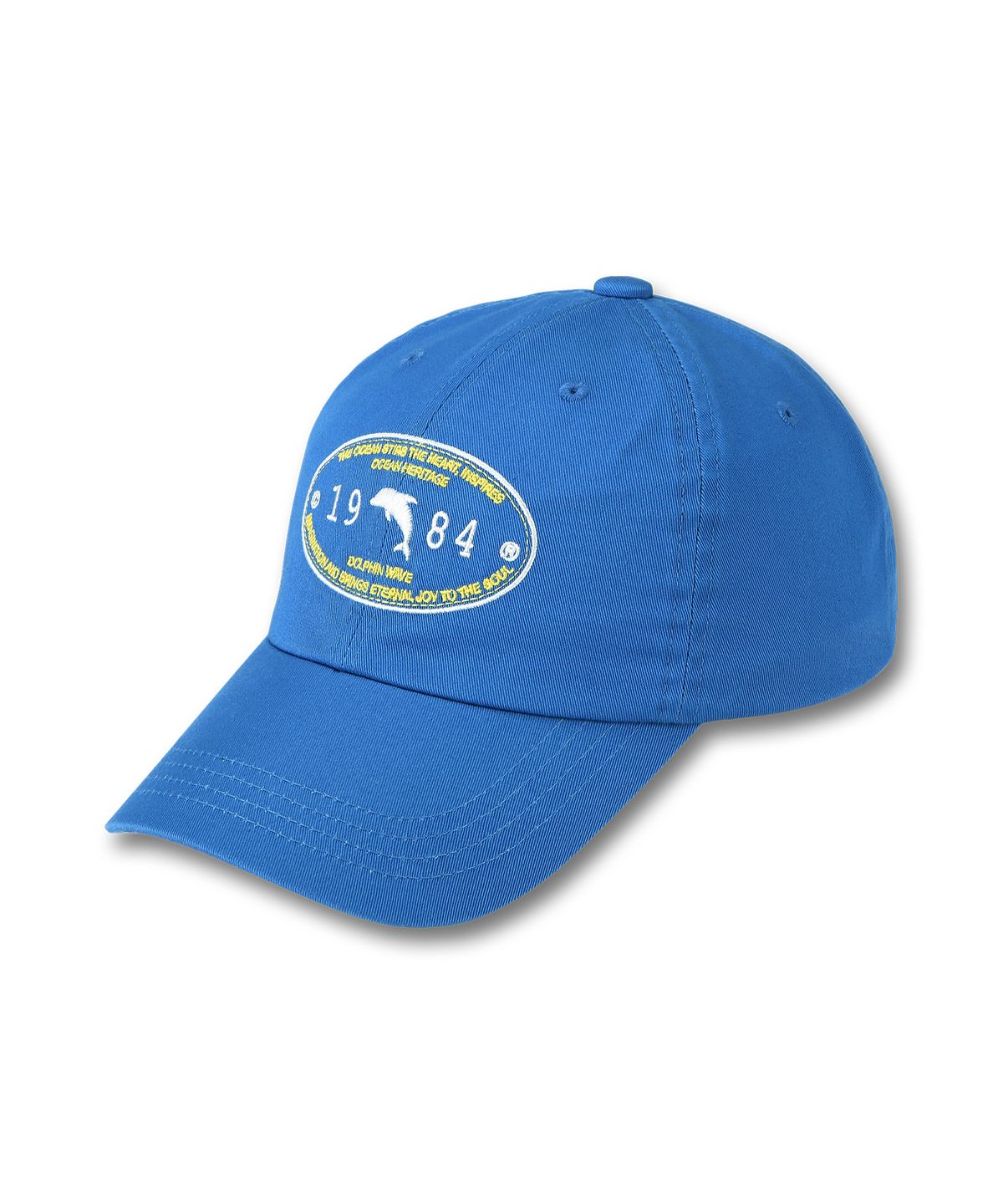 돌핀웨이브어패럴(DOLPHIN WAVE APPAREL) 오벌 돌고래 볼캡 블루