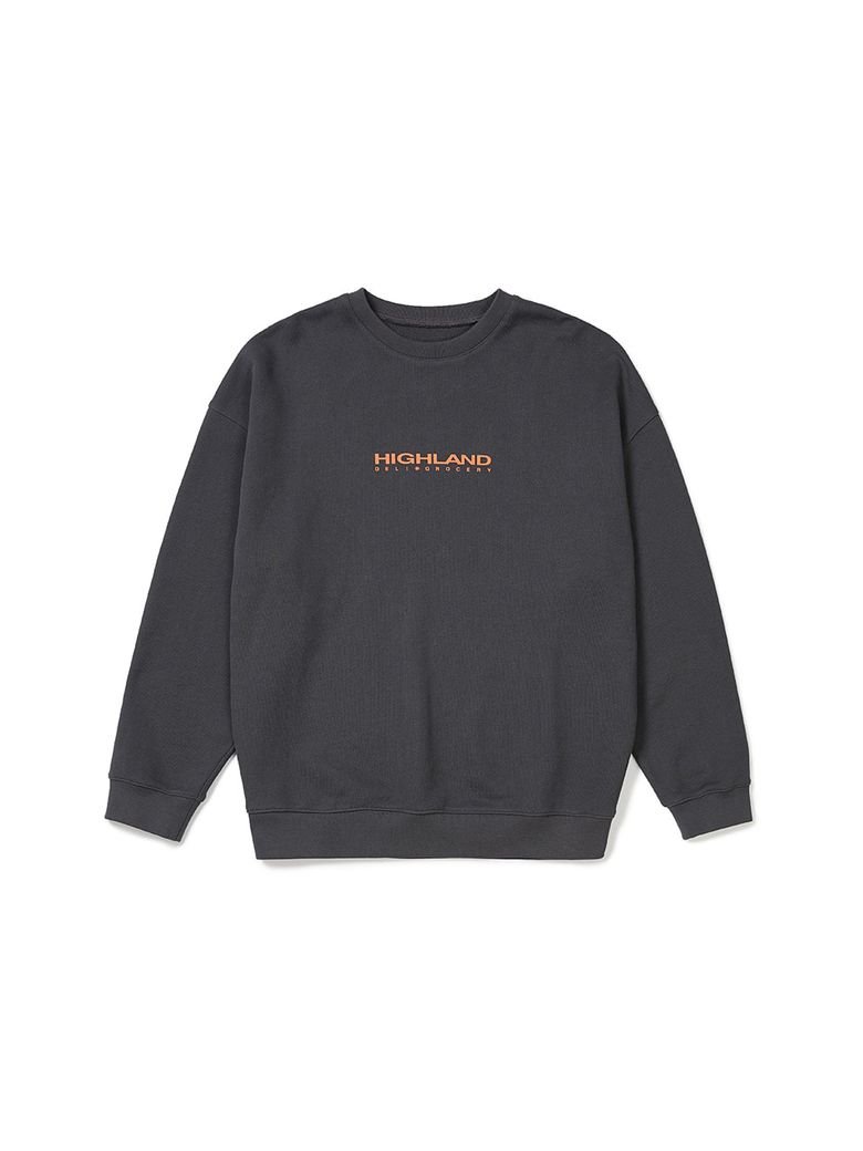 Stamp Sweatshirts  Charcoal