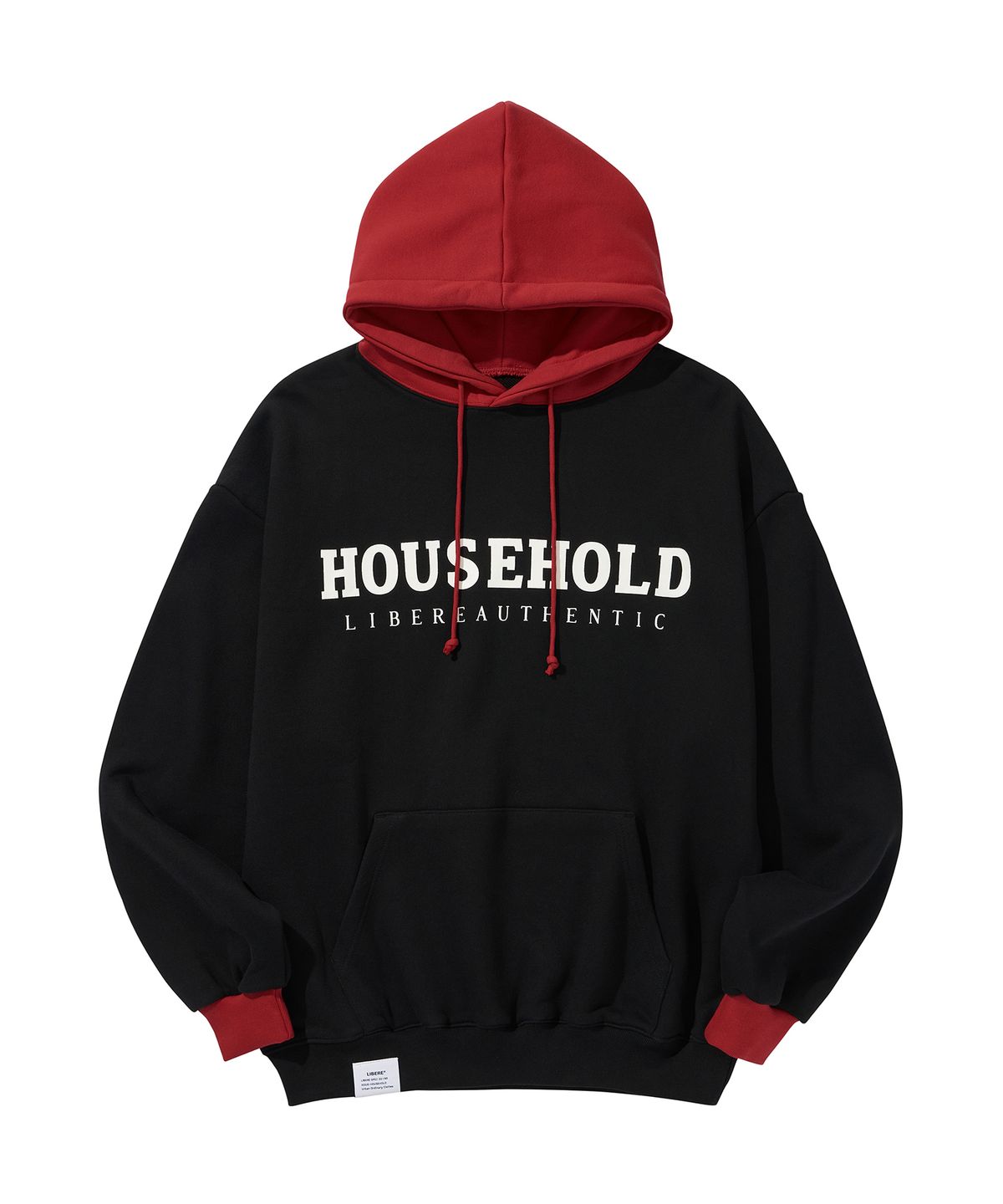 리베레(LIBERE) H LOGO HOODIE / BLACK