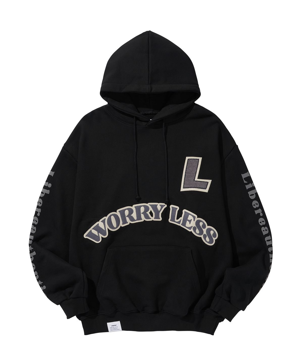 리베레(LIBERE) W.L HOODIE / BLACK