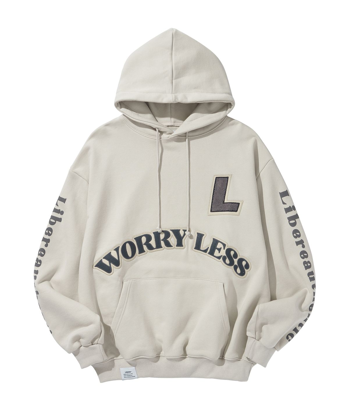 리베레(LIBERE) W.L HOODIE / LIGHT GRAY