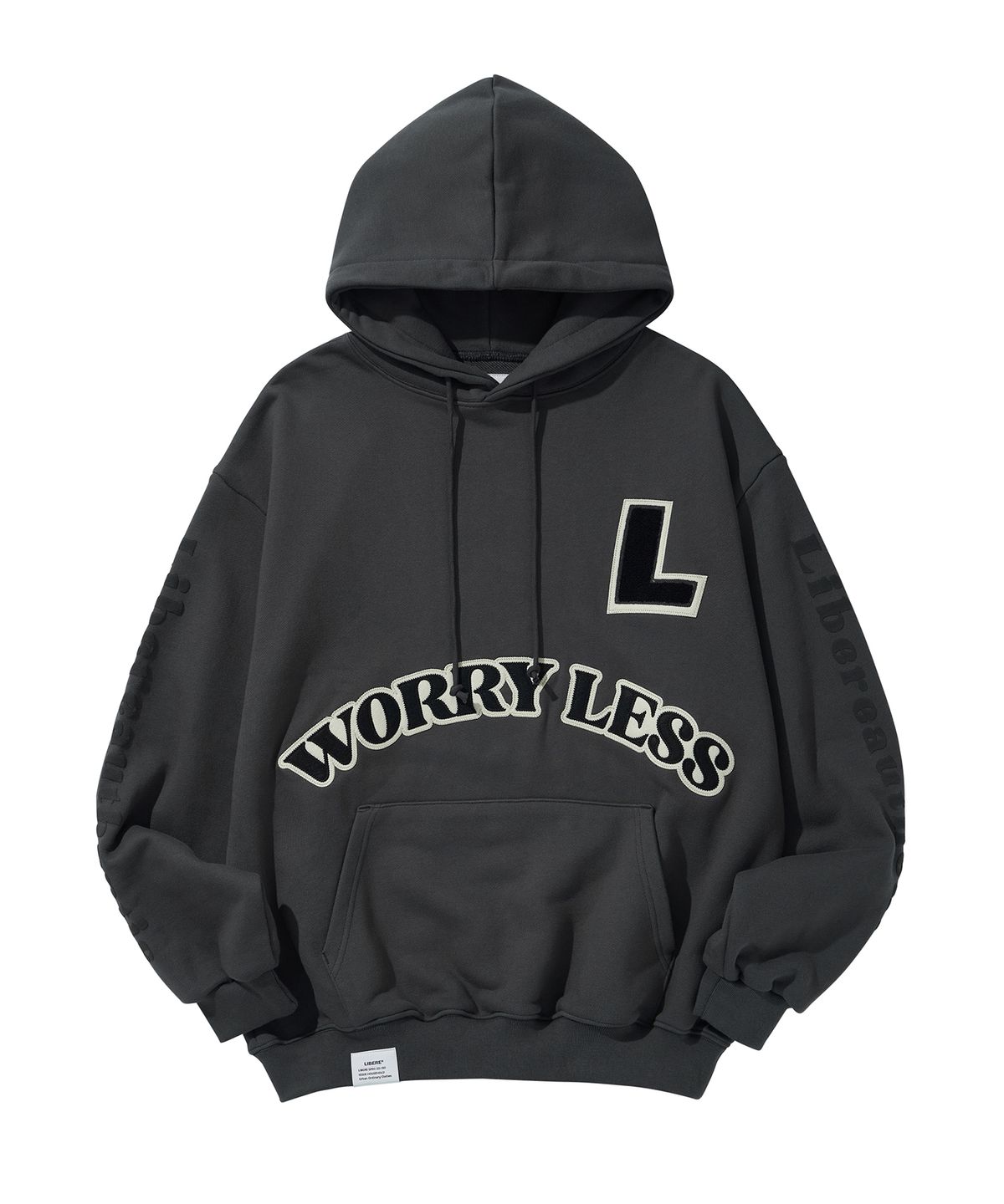 리베레(LIBERE) W.L HOODIE / CHARCOAL