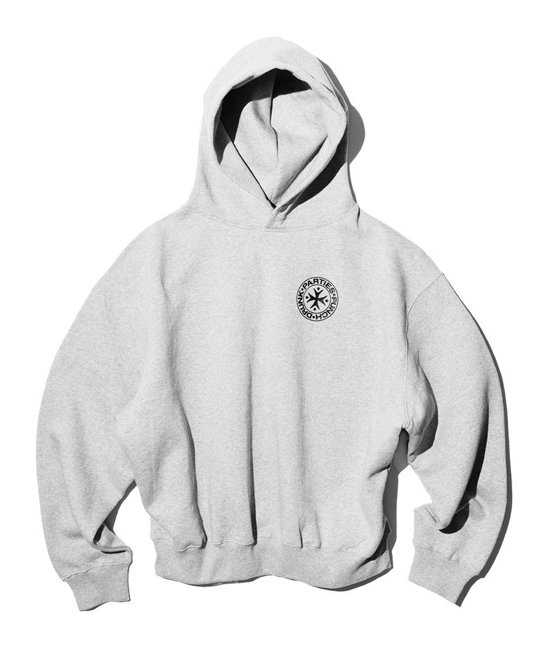 Circle Logo Oversized Hoodie (GRAY)