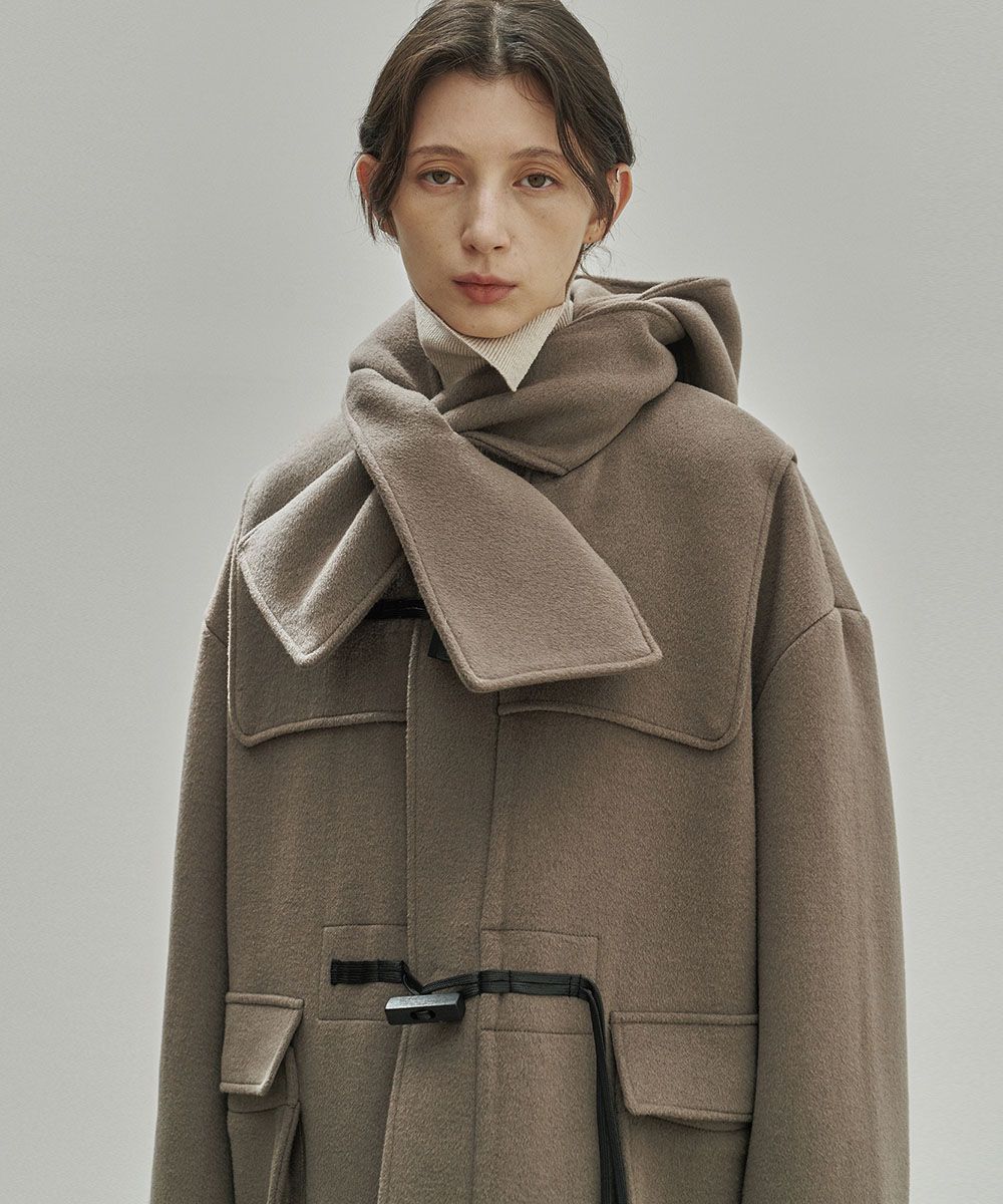 MUSINSA公式 | NOIRER FOR WOMAN カシミヤマフラー ダッフルコート