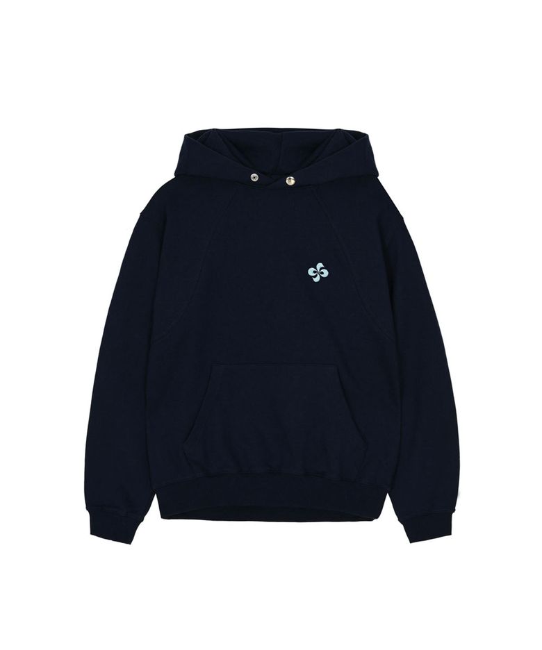 WAVE HOODIE / navy