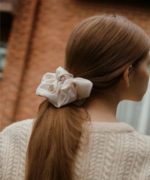 ANC CLASSIC HAIR SCRUNCHIE_BEIGE