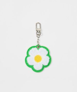 Egg Daisy Keyring