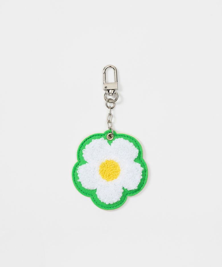 Egg Daisy Keyring