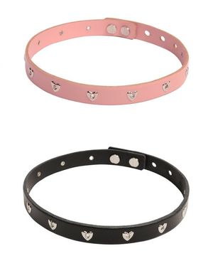 Heart Eyelet Choker