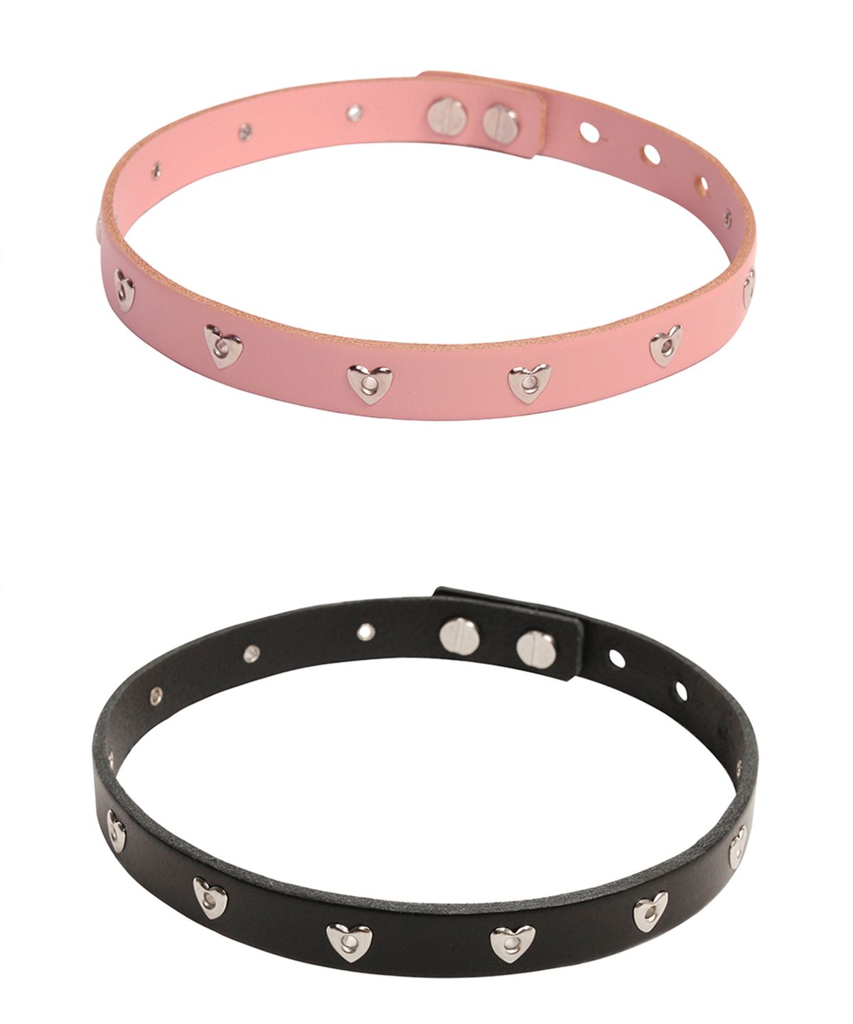 도프셉(DOFFSEPT) Heart Eyelet Choker