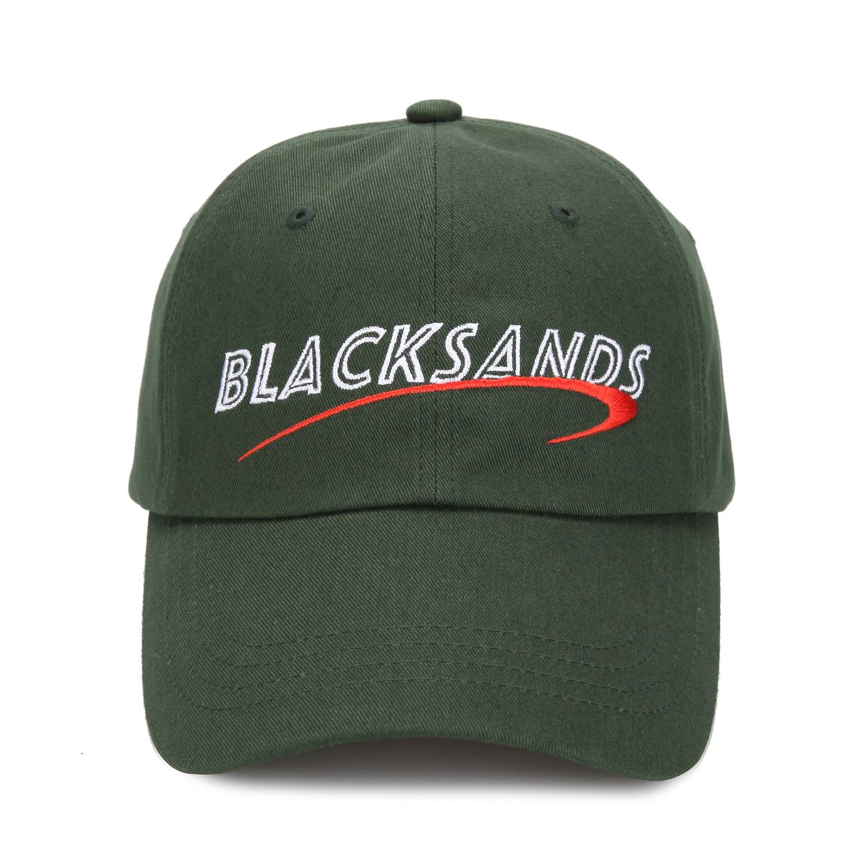 블랙샌즈(BLACK SANDS) 스포티 시그니처 자수 볼캡_그린